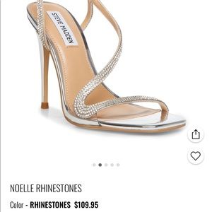 Steve Madden Noelle rhinestone heels 8.5
